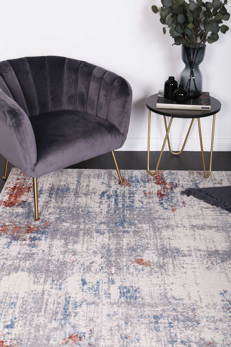 Amelia Grey Multi Modern Rug 160x230 cm