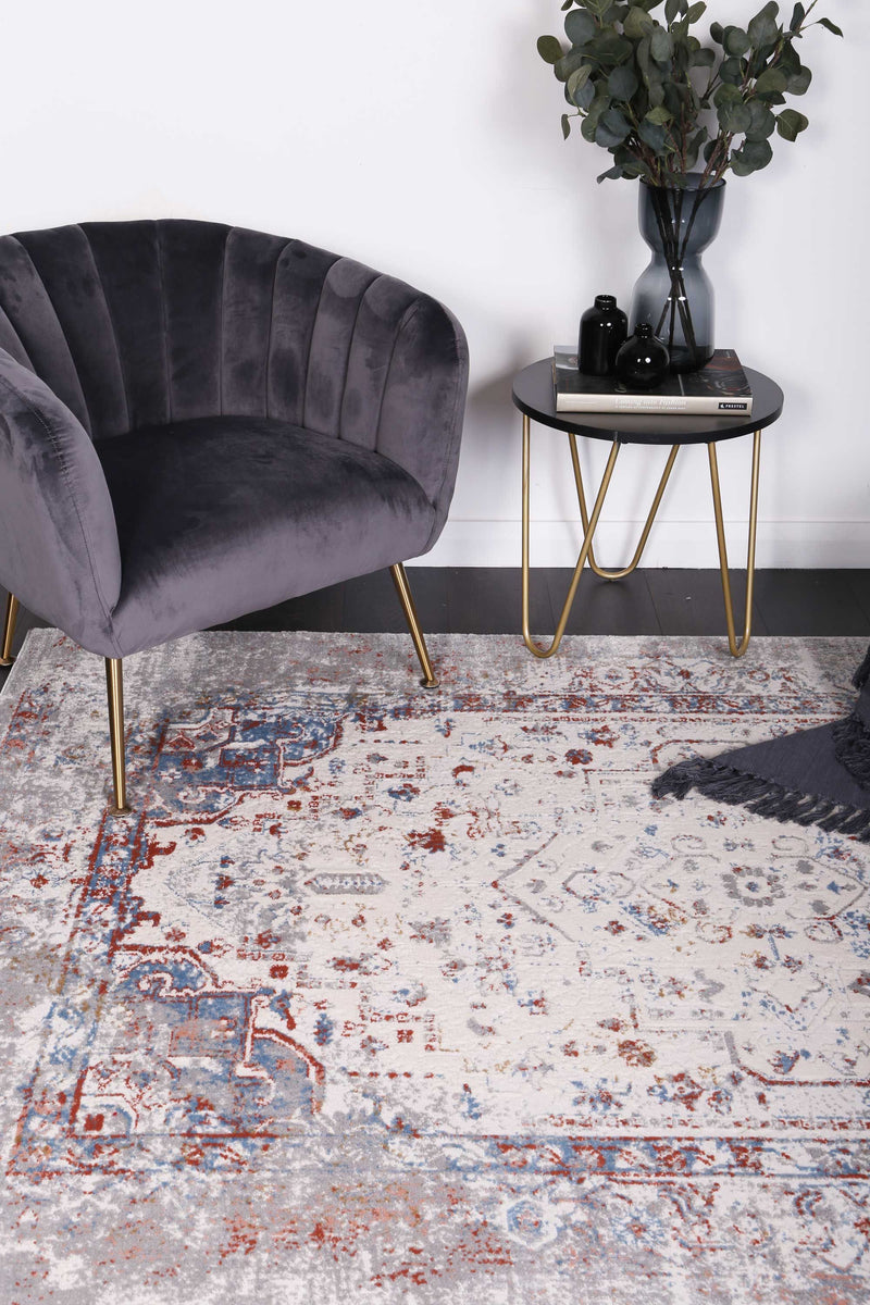 Amelia Grey Multi Contemporary Rug 160x230 cm