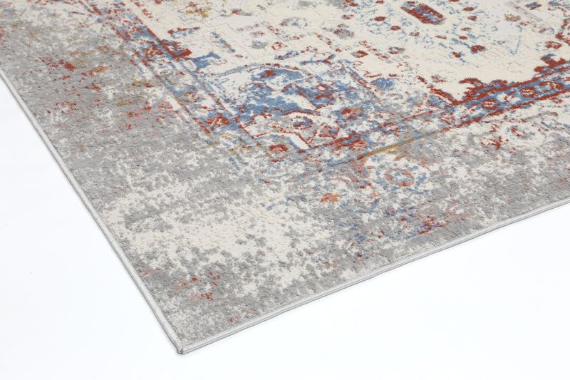 Amelia Grey Multi Contemporary Rug 160x230 cm