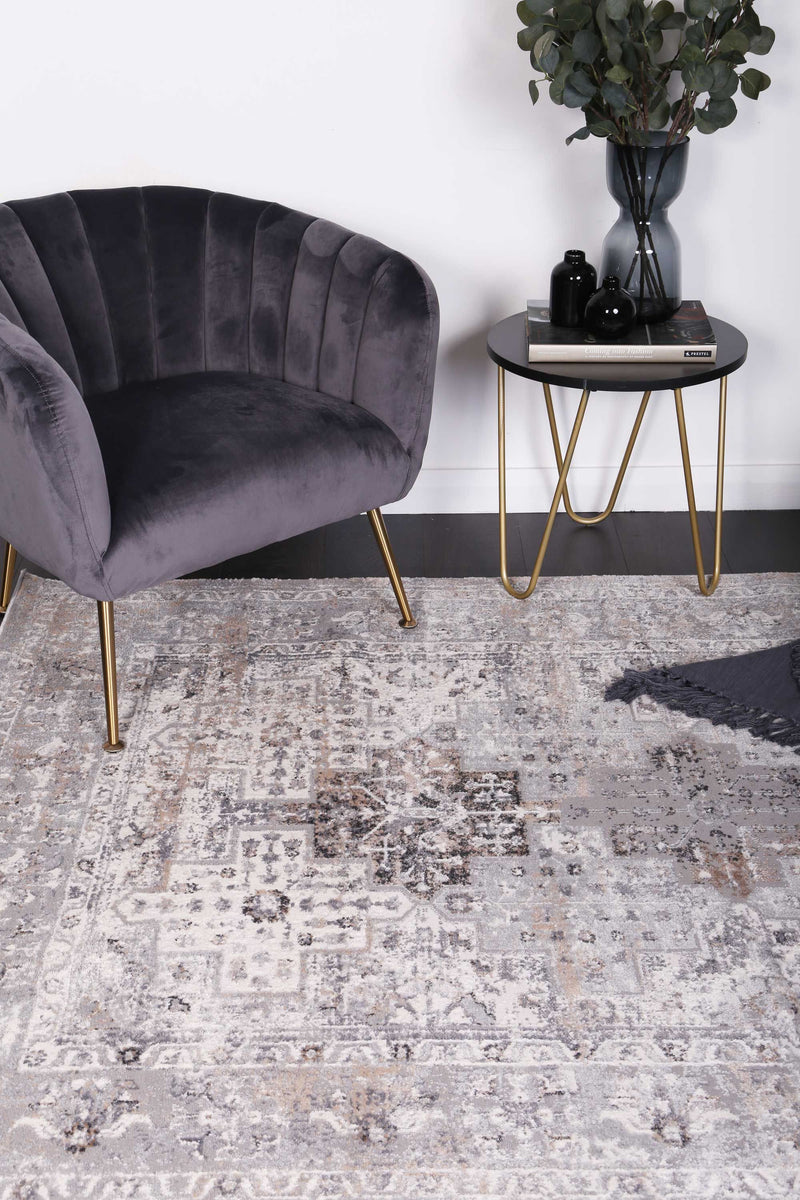 Amelia Grey Oriental Rug 160x230 cm