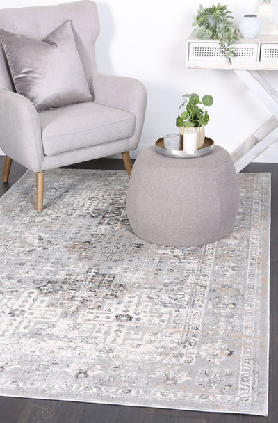 Amelia Grey Oriental Rug 160x230 cm