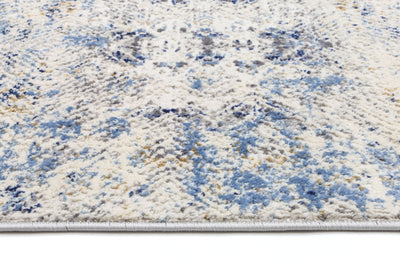 Amelia Navy Blue Ikat Rug 160x230 cm