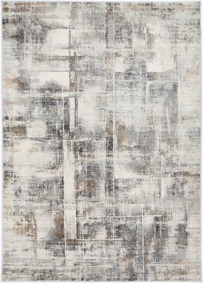 Amelia Beige Grey Modern Rug 160x230 cm