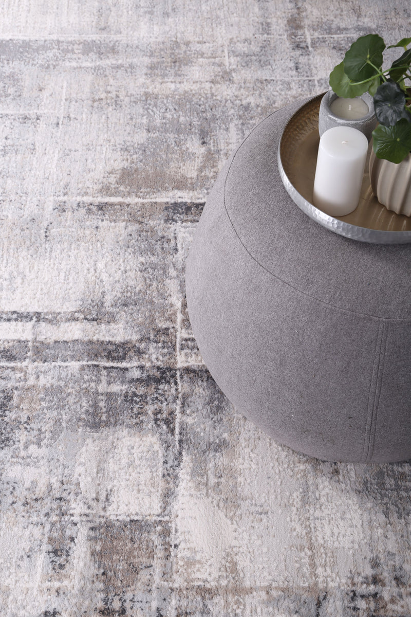 Amelia Beige Grey Modern Rug 160x230 cm