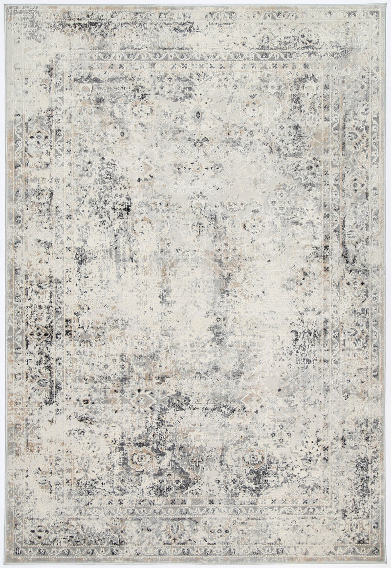 Amelia Beige Grey Contemporary Rug 160x230 cm