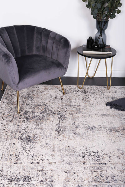 Amelia Beige Grey Contemporary Rug 160x230 cm