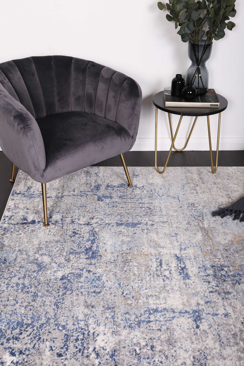 Amelia Navy Blue Modern Rug 160x230 cm