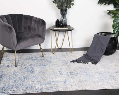 Amelia Navy Blue Modern Rug 160x230 cm