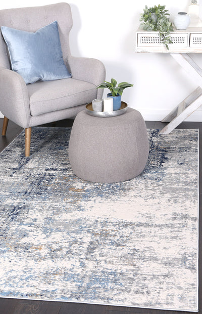 Amelia Navy Blue Modern Rug 160x230 cm