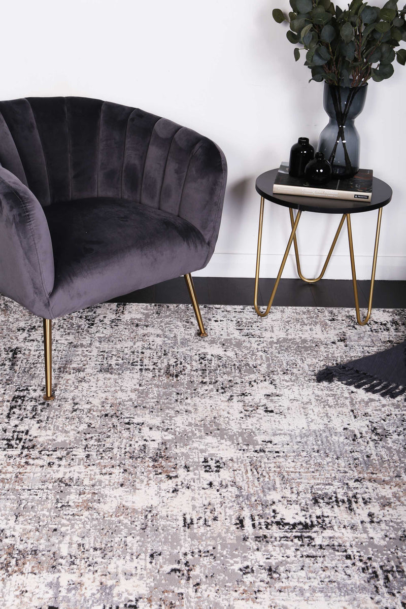 Amelia Grey Modern Rug 200x290 cm