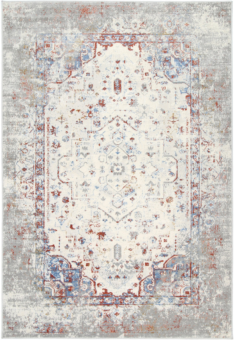 Amelia Grey Multi Contemporary Rug 200x290 cm