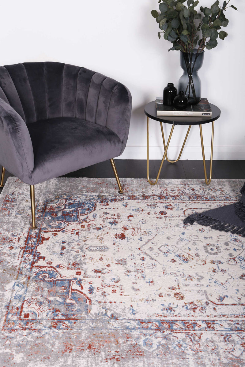 Amelia Grey Multi Contemporary Rug 200x290 cm