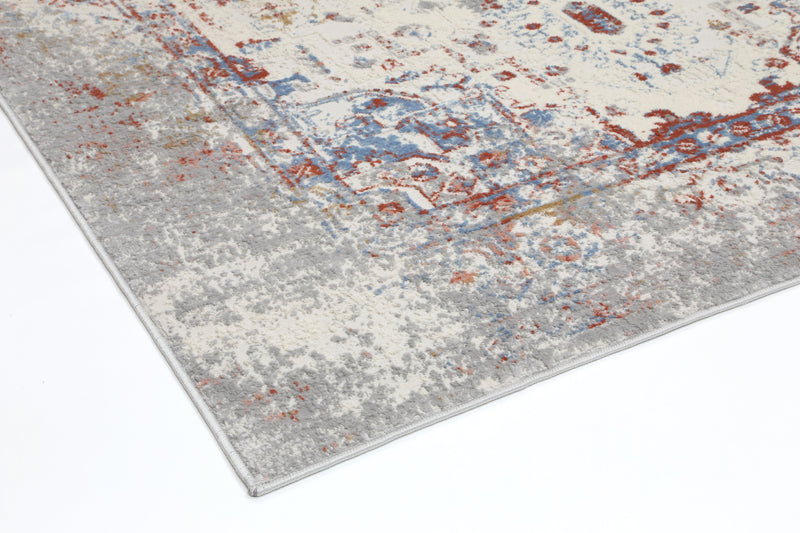 Amelia Grey Multi Contemporary Rug 200x290 cm