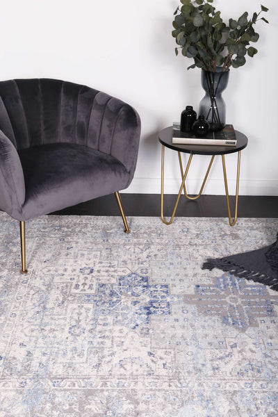 Amelia Navy Blue Oriental Rug 200x290 cm