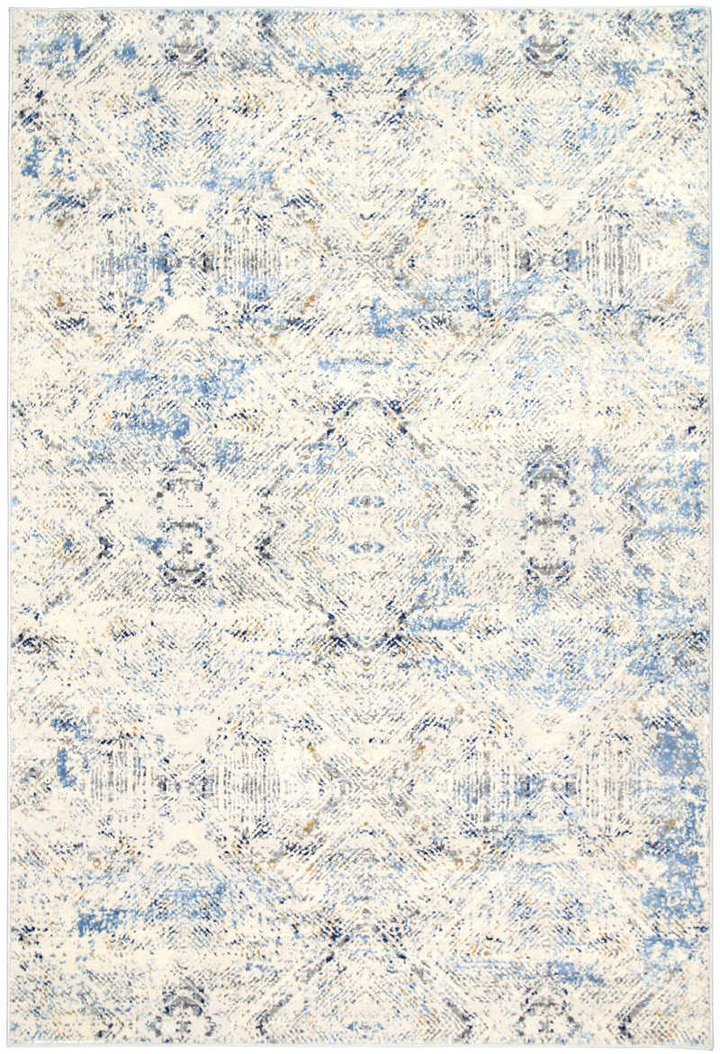 Amelia Navy Blue Ikat Rug 200x290 cm