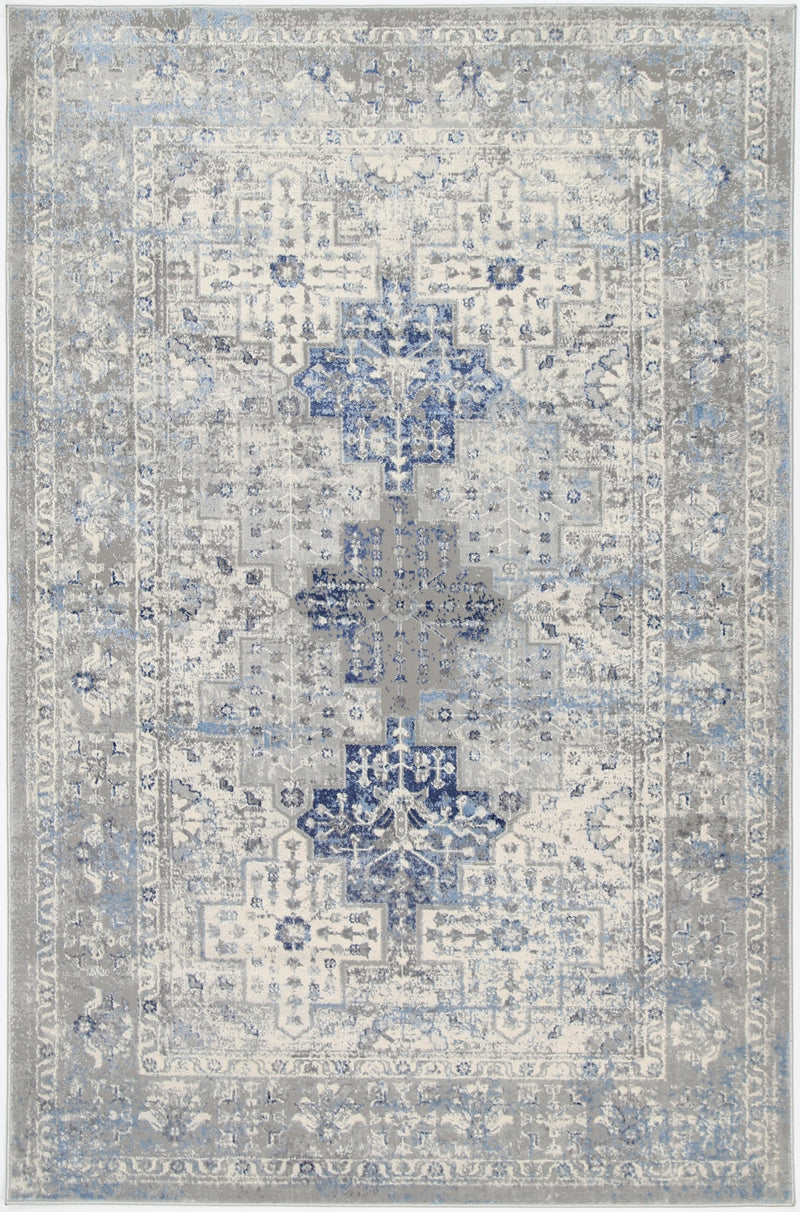 Amelia Navy Blue Oriental Rug 240x330 cm