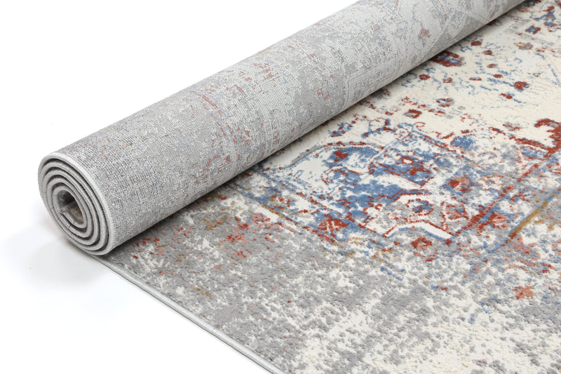 Amelia Grey Multi Contemporary Rug 300x400 cm