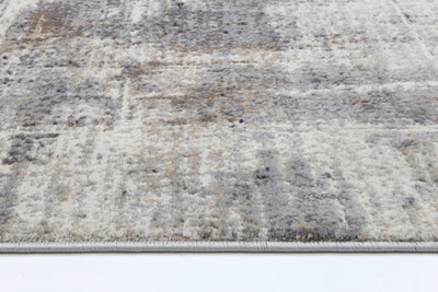 Amelia Beige Grey Modern Rug 80x300 cm