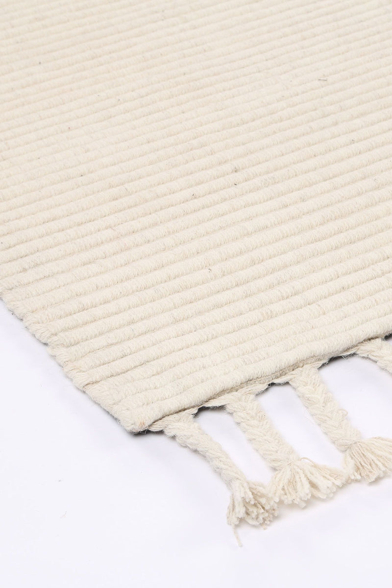 Leilani Modern Wool Cream Rug 160x230cm