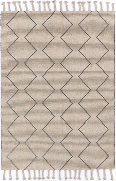 Leilani Diamond Tassel Ash Rug 160x230cm