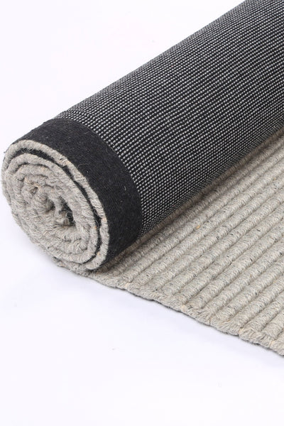 Leilani Modern Wool Grey Rug 300x400cm