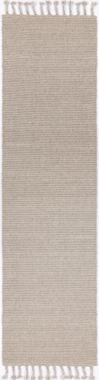 Leilani Modern Wool Ash Rug 80x300cm