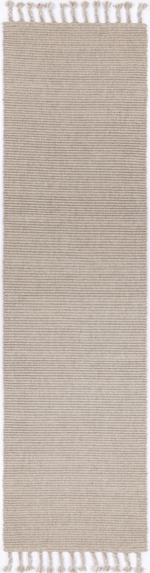 Leilani Modern Wool Ash Rug 80x300cm