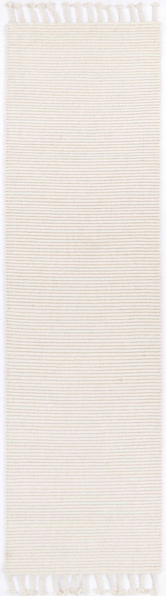 Leilani Modern Wool Cream Rug 80x300cm