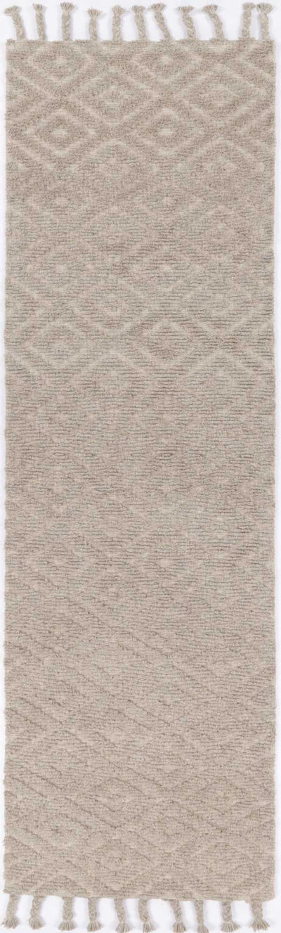 Leilani Plush Diamond Ash Rug 80x300cm