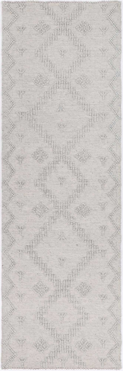 Leilani Boho Chic Grey Rug 80x300cm