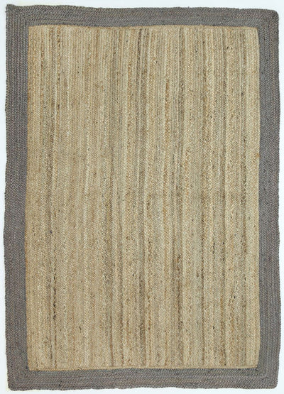 Hampton Beige Border Jute Rug 150x220cm