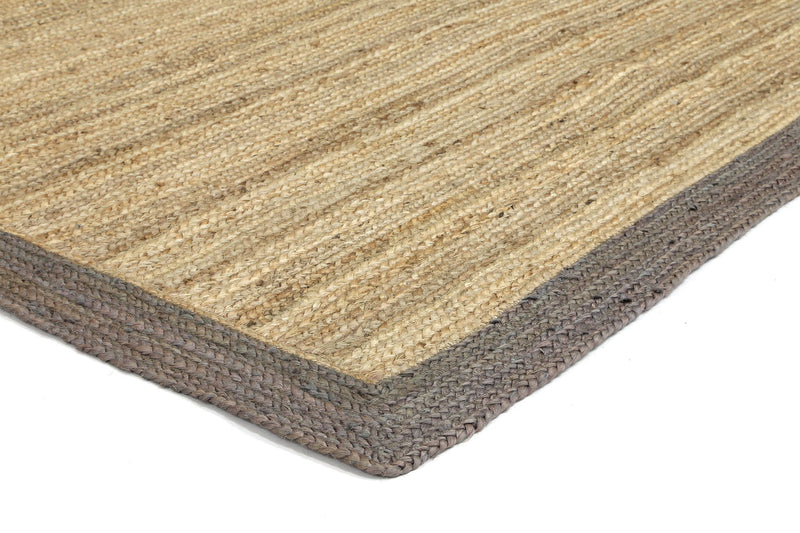 Hampton Beige Border Jute Rug 150x220cm