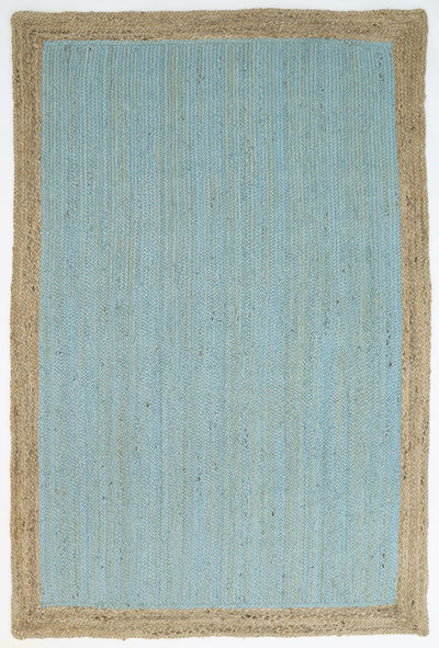 Hampton Blue Centre Jute Rug 150x220cm