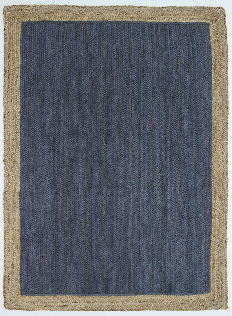 Hampton Grey Centre Jute Rug 150x220cm