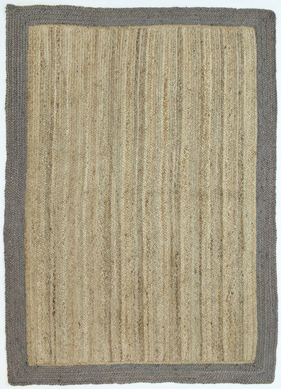 Hampton Beige Border Jute Rug 190x280cm