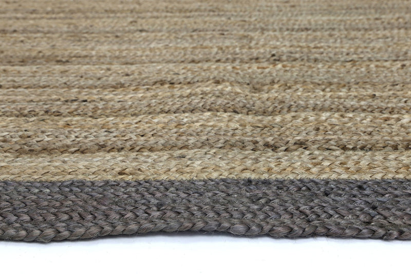 Hampton Beige Border Jute Rug 190x280cm