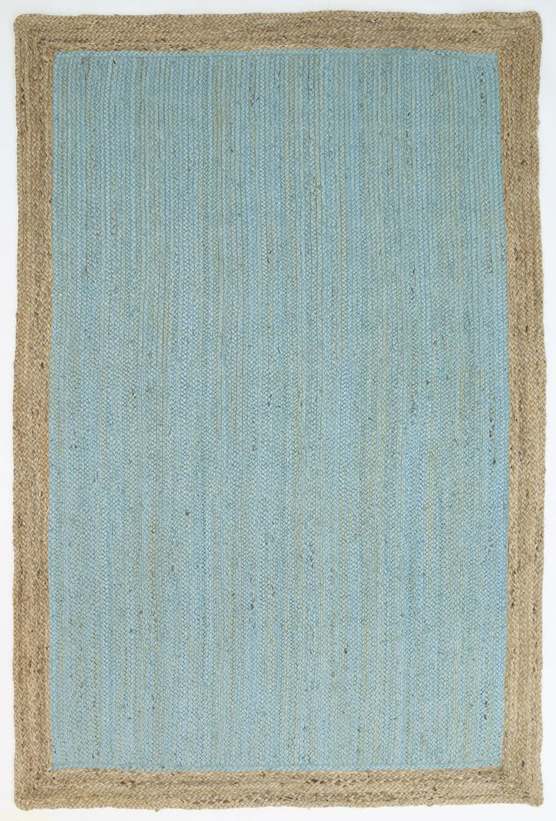 Hampton Blue Centre Jute Rug 190x280cm