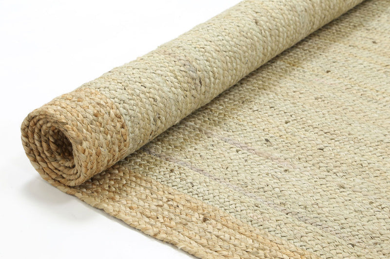 Hampton Light Pink Boarder Jute Rug 230x320cm