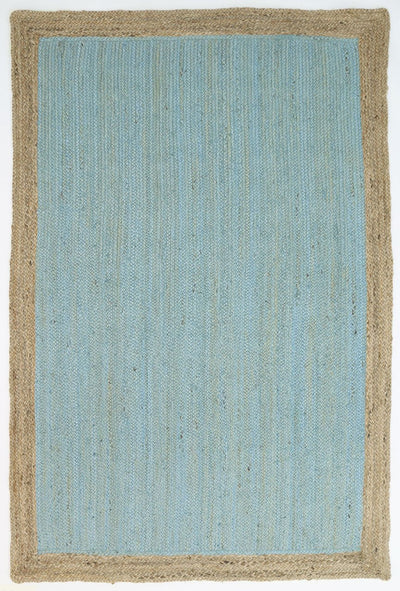 Hampton Blue Centre Jute Rug 230x320cm