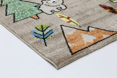 Nova Kids Beige Adventure Rug 160x230 cm