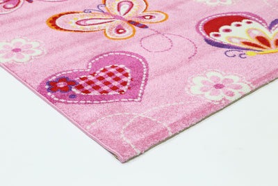 Nova Kids Pink Butterfly Rug 160x230 cm