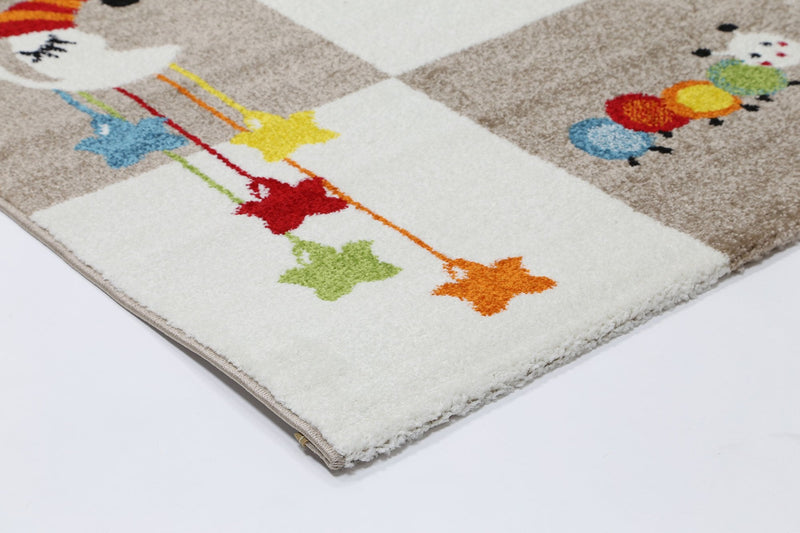 Nova Kids Beige Boxy Rug 160x230 cm