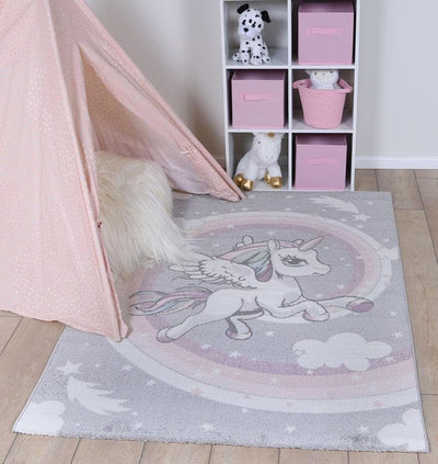 Nova Kids Rainbow Unicorn Rug 160x230 cm