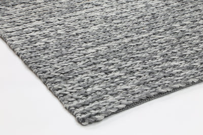 Zayna Cue Charcoal Wool Blend Rug 160x230cm