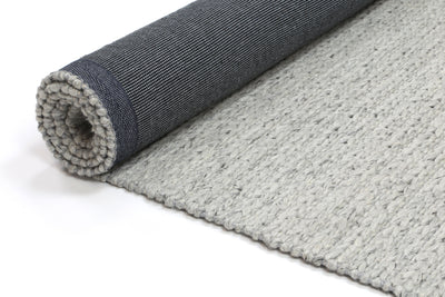 Zayna Cue Grey Wool Blend Rug 160x230cm