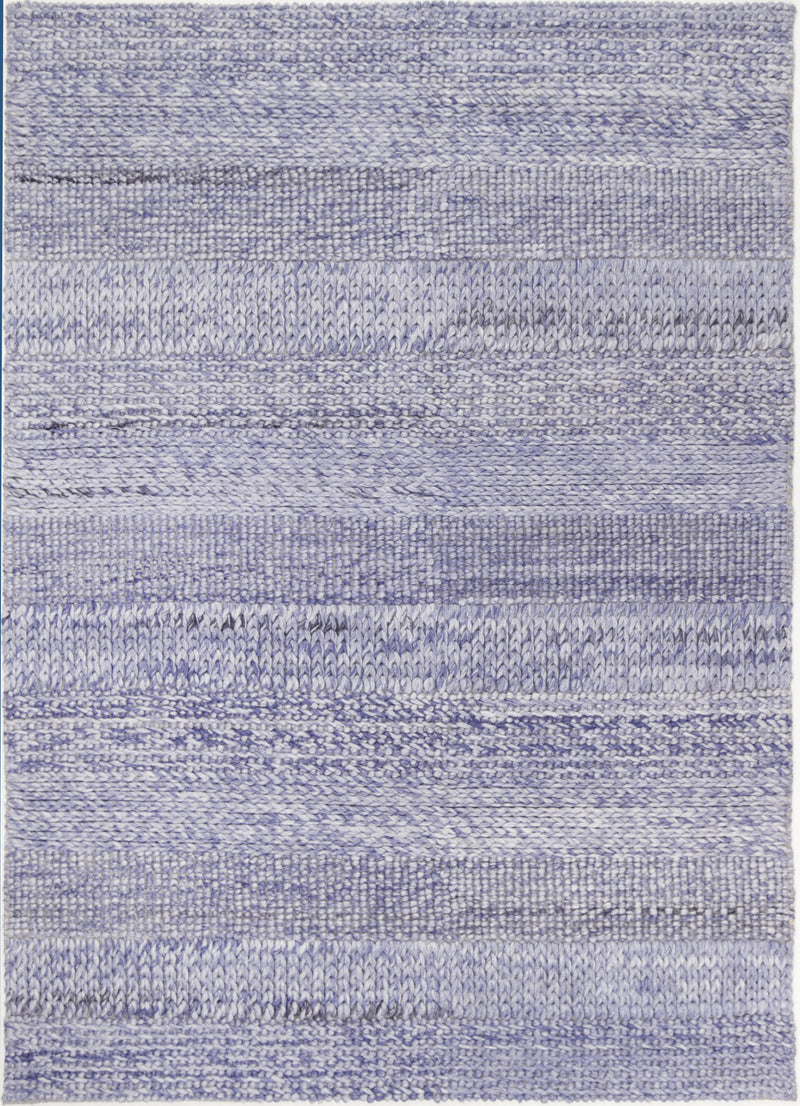 Zayna Grace Blue Wool Blend Rug 160x230cm