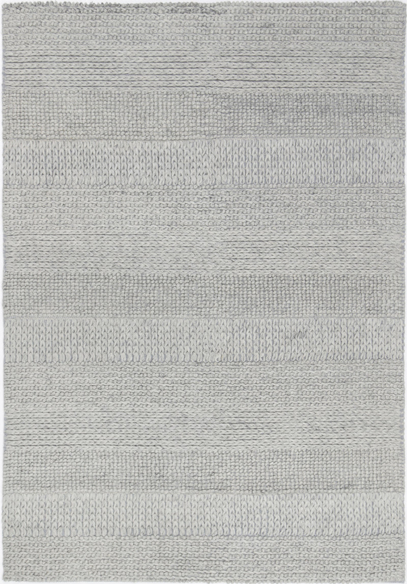 Zayna Grace Grey Wool Blend Rug 160x230cm