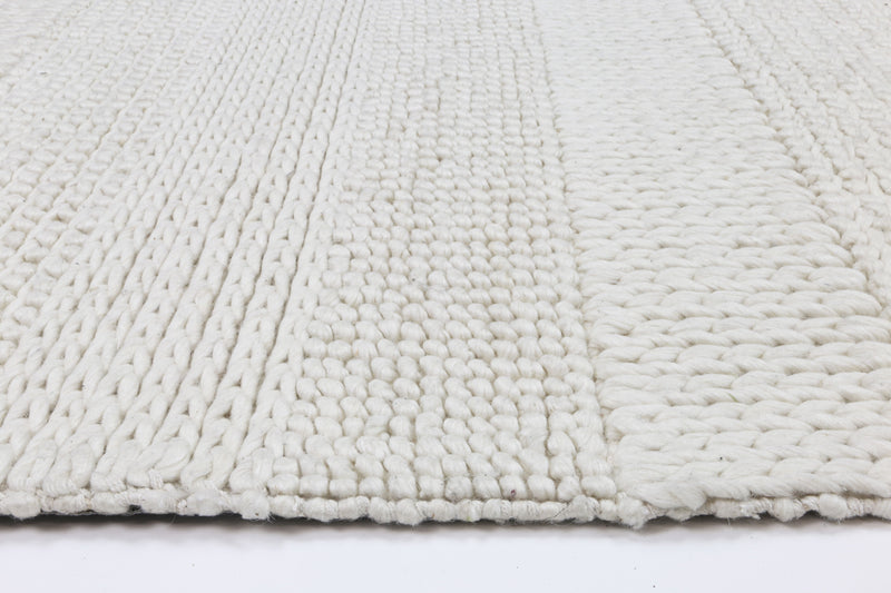 Zayna Grace White Wool Blend Rug 160x230cm