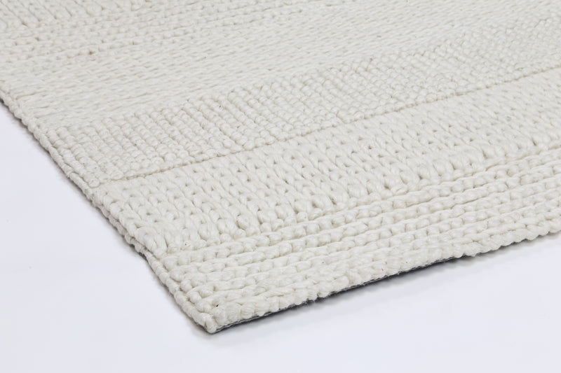 Zayna Grace White Wool Blend Rug 160x230cm