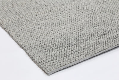 Zayna Loopy Grey Wool Blend Rug 160x230cm